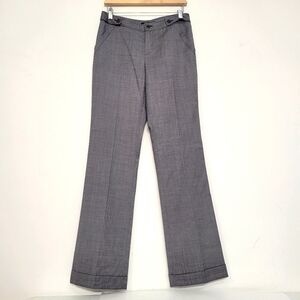 PINK TARTAN Wool Classic Straight Leg - Grey Pant Sz 4